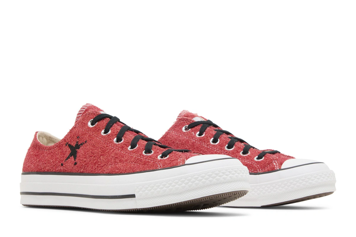 Stussy x Converse Chuck 70 Low 'Poppy Red'