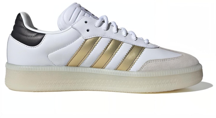 Su Yiming x adidas Samba XLG 'White Gold Black' IH8643 Order Su Yiming x adidas Samba XLG 'White Gold Black' IH8643