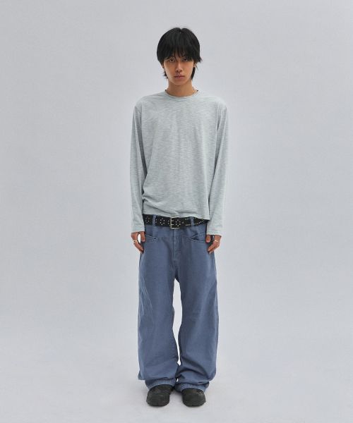 Purchase Seluar Suede Dua Poket [Suade X Sejong] [Biru Kelabu] SDFFBO124DB