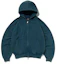 Buy SUEDE Cropped Washed Deep Green Zip-Up Hoodie SDEFTO514DG