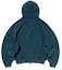Order SUEDE Cropped Washed Deep Green Zip-Up Hoodie SDEFTO514DG