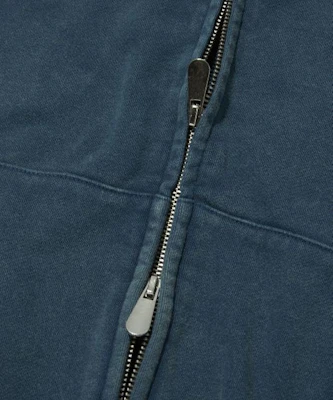 SUEDE Cropped Washed Deep Green Zip-Up Hoodie SDEFTO514DG Purchase SUEDE Cropped Washed Deep Green Zip-Up Hoodie SDEFTO514DG