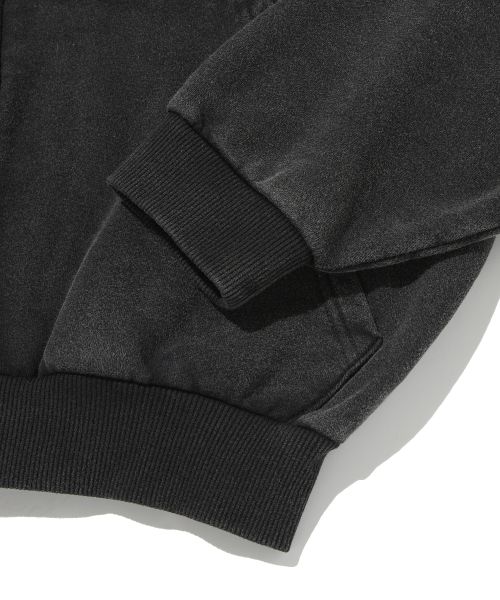 Details for 麂皮短版水洗連帽拉鍊外套 [洗黑色] SDEFTO514WB