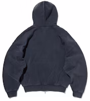 Order Sudadera con Capucha Recortada de Ante Lavado Navy. SDEFTO514WN