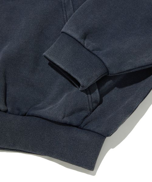 Details for 麂皮短版水洗拉鍊連帽外套 [水洗海軍藍] SDEFTO514WN