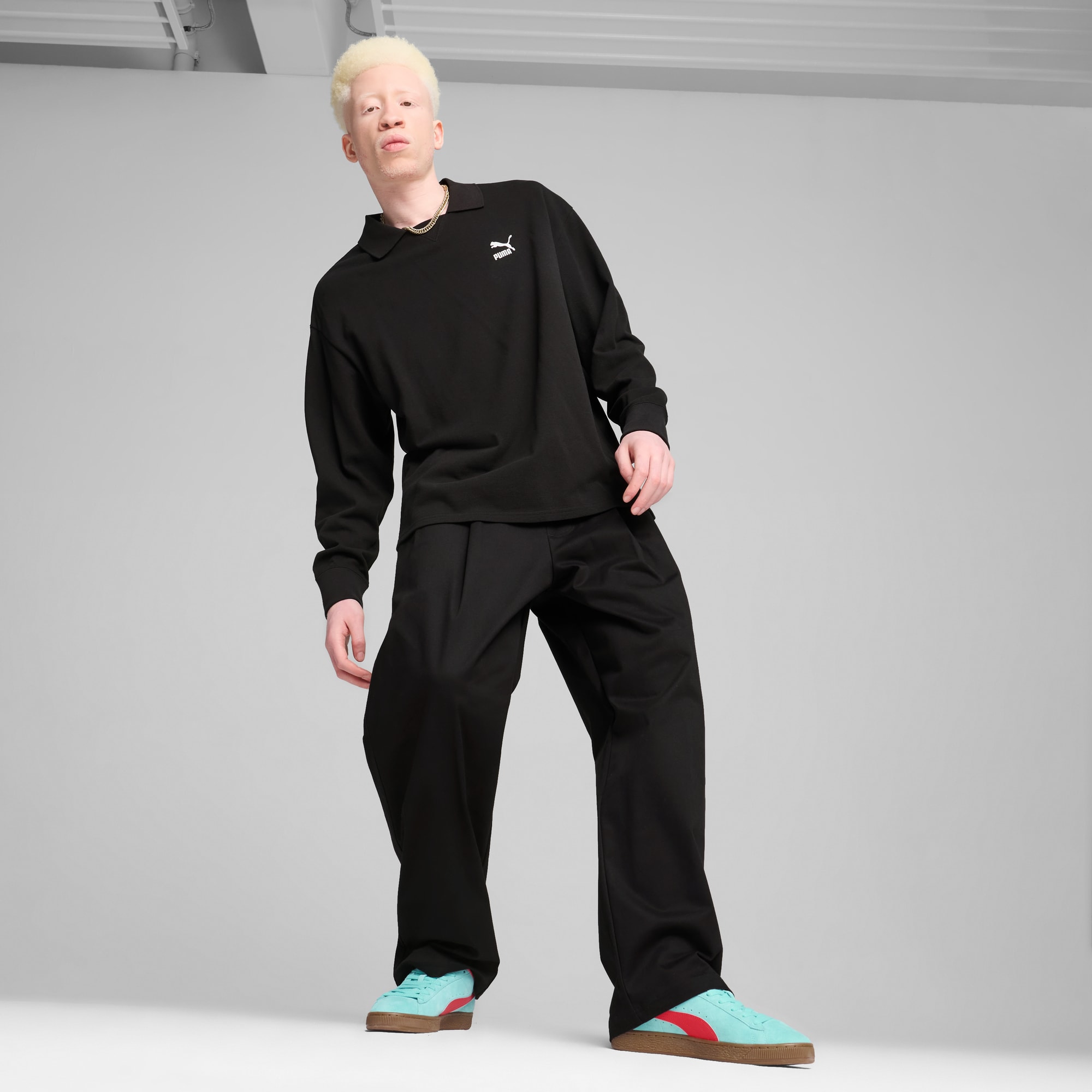 Lookbook 麂皮露台運動鞋 396451-05