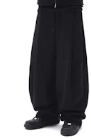 Suede Two Tuck Long Pants Black SD4SBO107BK Suede Two Tuck Long Pants Black SD4SBO107BK