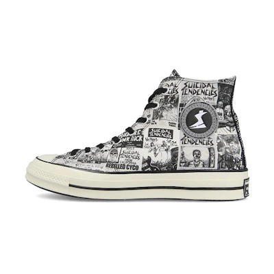 Suicidal Tendencies Converse Chuck 70 Hi 'White Black'