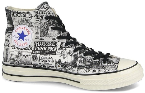 자살 충동 x 컨버스 척 70 하이 '화이트 블랙' 162880C Order 자살 충동 x 컨버스 척 70 하이 '화이트 블랙' 162880C