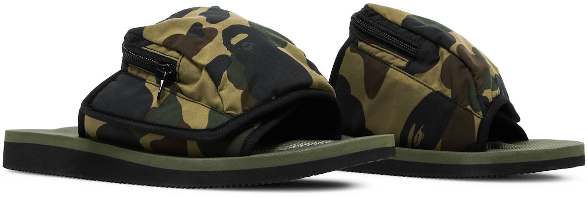 Suicoke x BAPE 迷彩图案 Dao 凉鞋 '绿色' 1H33191901-GRN Cheap Suicoke x BAPE 迷彩图案 Dao 凉鞋 '绿色' 1H33191901-GRN