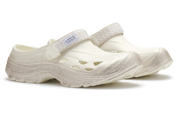 Lookbook Suicoke x Lanvin浪凡 包頭厚底 時尚涼拖 男款 淺米色