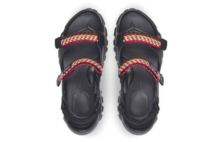 Lookbook Suicoke x Lanvin WAKE Curb Slides 'Hitam' FM-SASS0N-EVAT-A2310