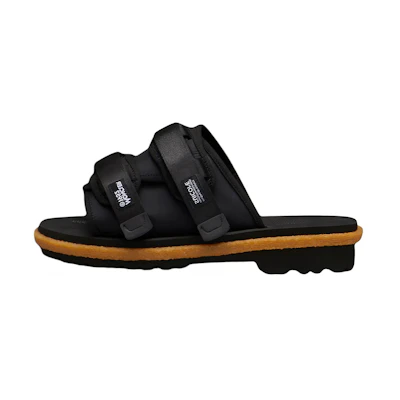 Suicoke Moncler Moto Mountain Nylon Slip-On Sandal '2 Moncler 1952 - Black'