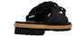 Suicoke x Moncler Moto Mountain Slide 'Hitam' 4L700-00-M1415-999