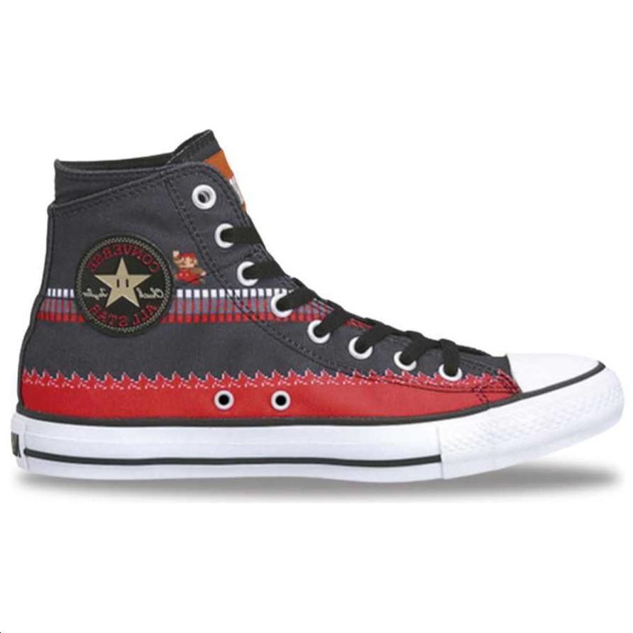 Shop Super Mario Bros x Converse Canvas All Star SC HI ''Zwart'' 1C361