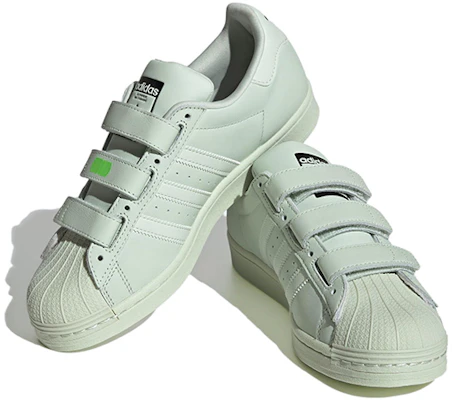 Kseniaschnaider x adidas originals Superstar 防滑耐磨 低筒 男款 綠色 板鞋 Lookbook Kseniaschnaider x adidas originals Superstar 防滑耐磨 低筒 男款 綠色 板鞋