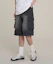 Buy Pantalones Cortos SUPERSUB Negro de Denim Lavado a la Arena SUBSS250301BK