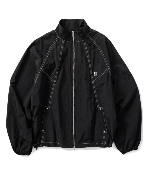 SUPERSUB Stitch Panel Windbreaker - Black SUBSS250213BK