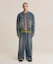Order SUPERSUB Washed Cropped Denim Jacket - Washed Blue SUBSS24081WBL