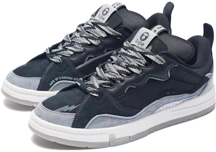 AAPE x LiNing李寧 惟吾GOLDEN 潮流滑板文化板鞋 黑灰 十周年聯名限定款 Lookbook AAPE x LiNing李寧 惟吾GOLDEN 潮流滑板文化板鞋 黑灰 十周年聯名限定款