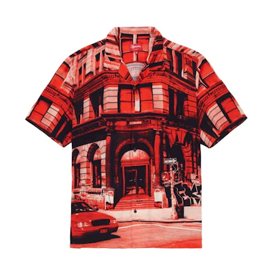 Supreme 190 Bowery Rayon S/S Shirt Red