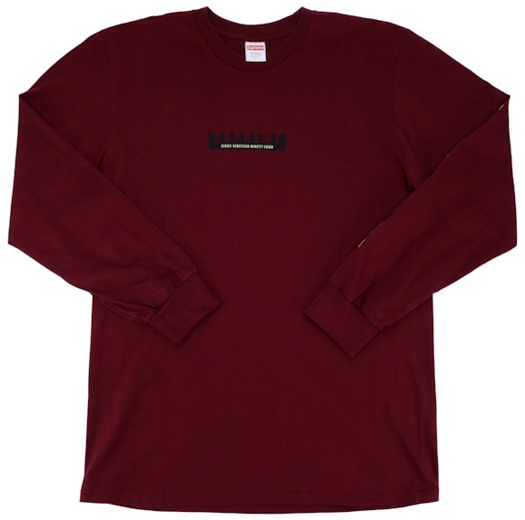 supreme-1994-ls-tee-burgundy