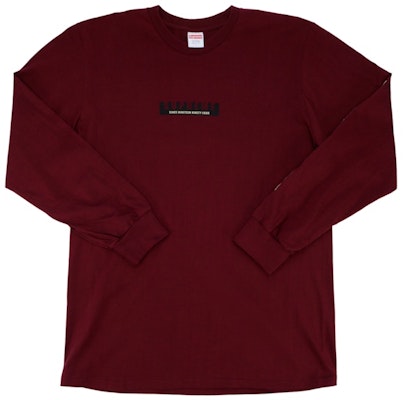 Supreme 1994 LS Tee Burgundy Buy Supreme 1994 LS Tee Burgundy