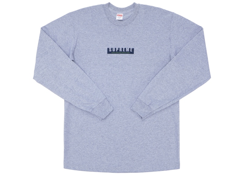 Buy Supreme Camiseta Manga Larga 1994 Heather Grey