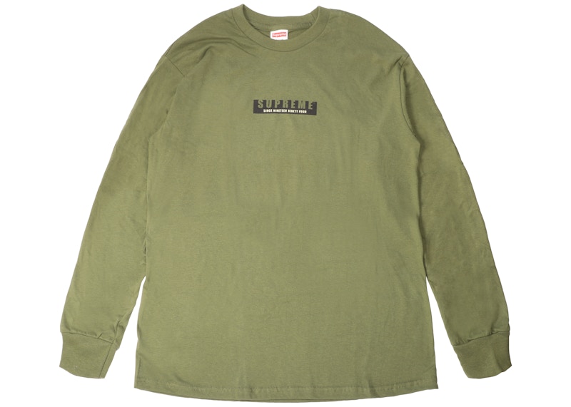 Buy Supreme Small Box L/S Tee Olive Digi Camo - Novelship