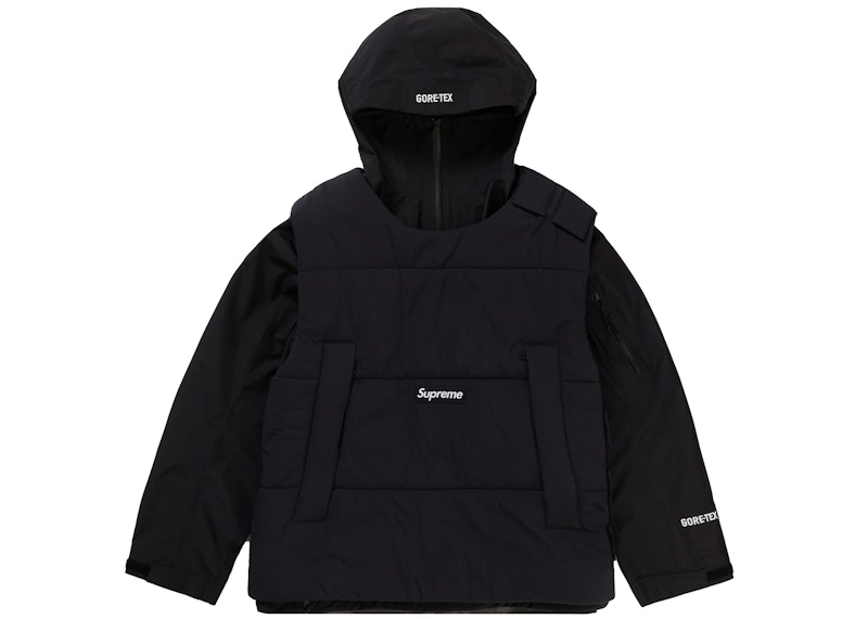 Supreme 2-in-1 Gore-Tex Shell WINDSTOPPER Vest Black