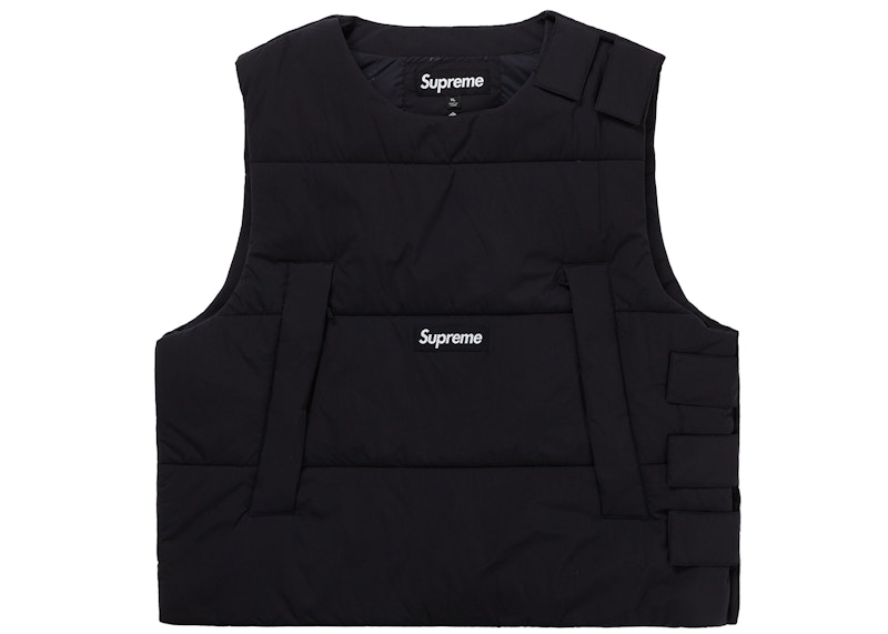 Shop Supreme 2-dalam-1 Gore-Tex Shell WINDSTOPPER Vest Hitam
