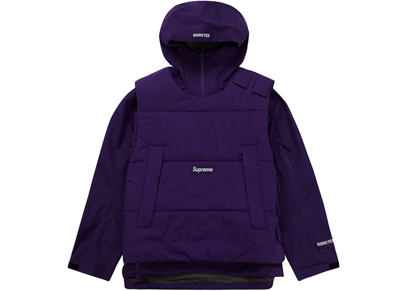 Supreme 2-in-1 Gore-Tex Shell WINDSTOPPER Vest Purple