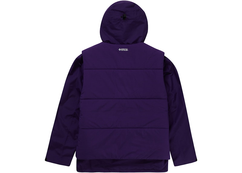 Lookbook Supreme 紫色2合1 Gore-Tex防风马甲