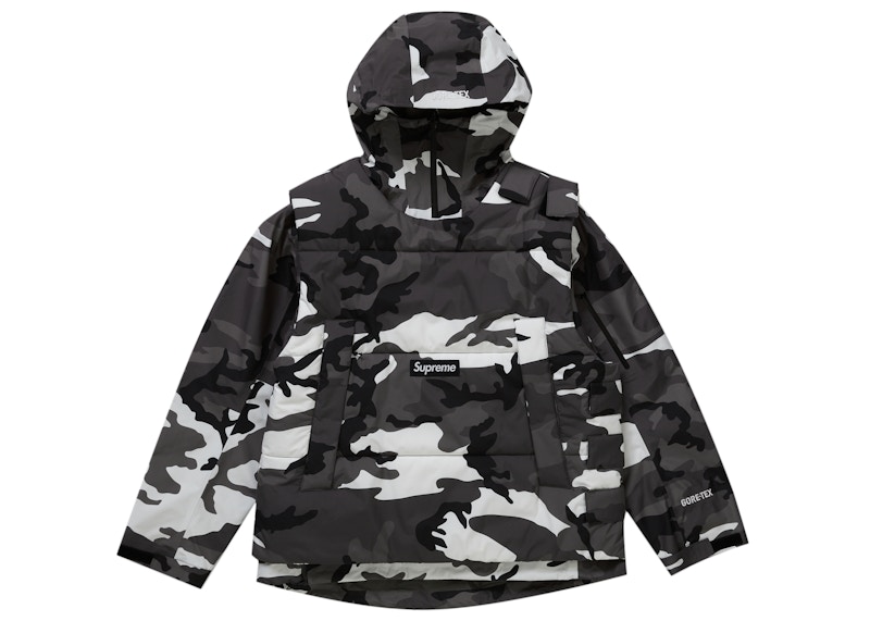 Supreme 2-in-1 Gore-Tex Shell WINDSTOPPER Vest Snow Camo