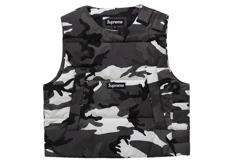 Shop Supreme 2-in-1 Gore-Tex Shell WINDSTOPPER Vest Snow Camo Jaket Lelaki