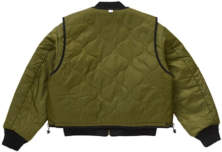 Chaleco Supreme 2-en-1 MA-1 Negro Shop Chaleco Supreme 2-en-1 MA-1 Negro