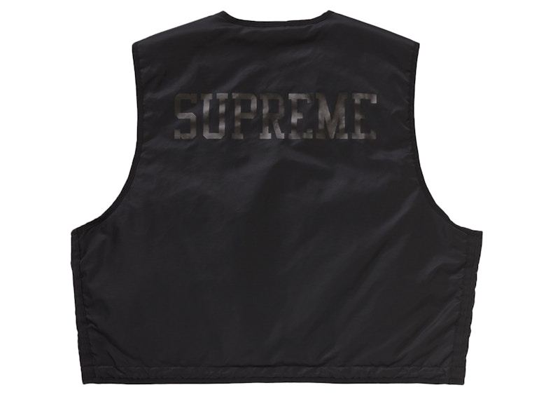 Details for Supreme 黑色2合1 MA-1背心