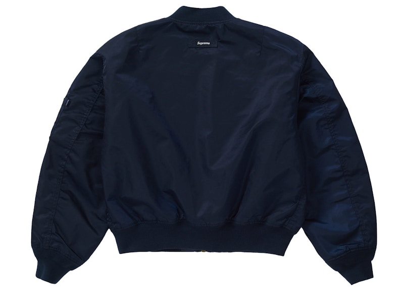 Lookbook Supreme 2-dalam-1 MA 1 Vest Navy