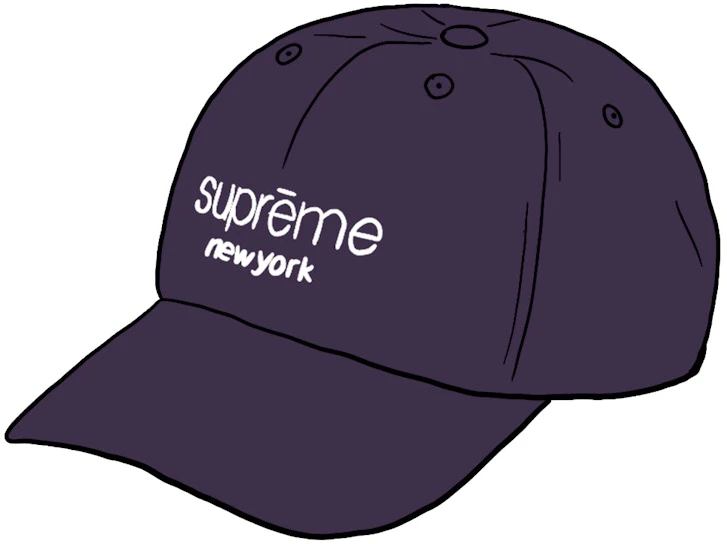 supreme-2-tone-canvas-6-panel-blue