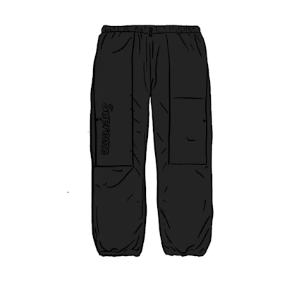 Supreme 2-Tone Cinch Pant Black