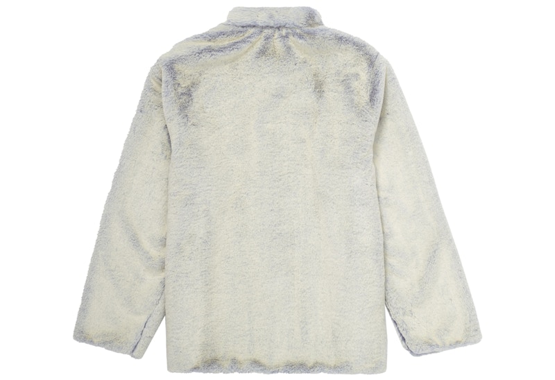 Lookbook シュプリーム ツートーン フェイクファー ショップコート ライラック
