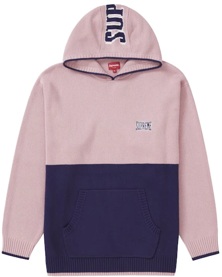 supreme-2-tone-hooded-sweater-pink-fw-21