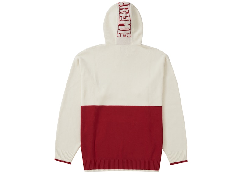 Supreme 2-Tone Hooded Sweater White (FW21) 圖 2