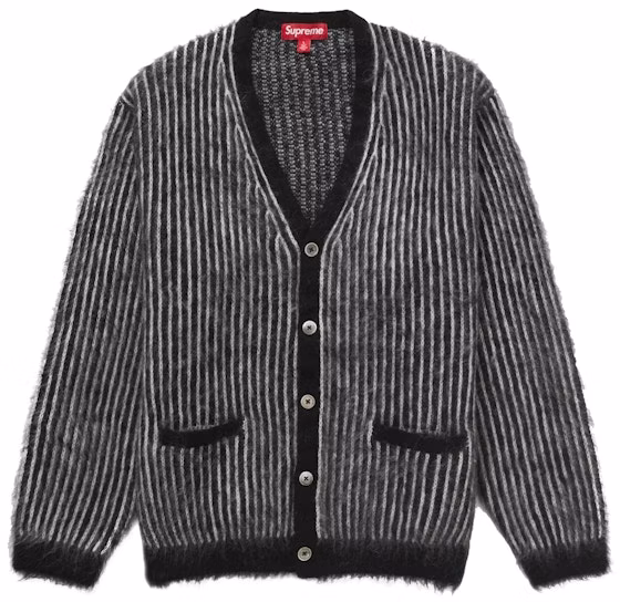 supreme-2-tone-mohair-cardigan-black