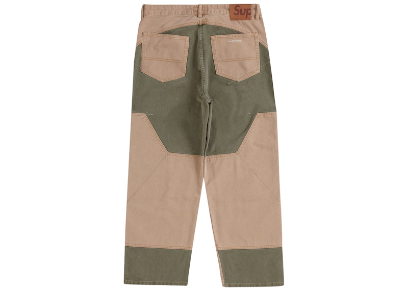 Supreme 2-Tone Paneled Jean Brown 圖 2