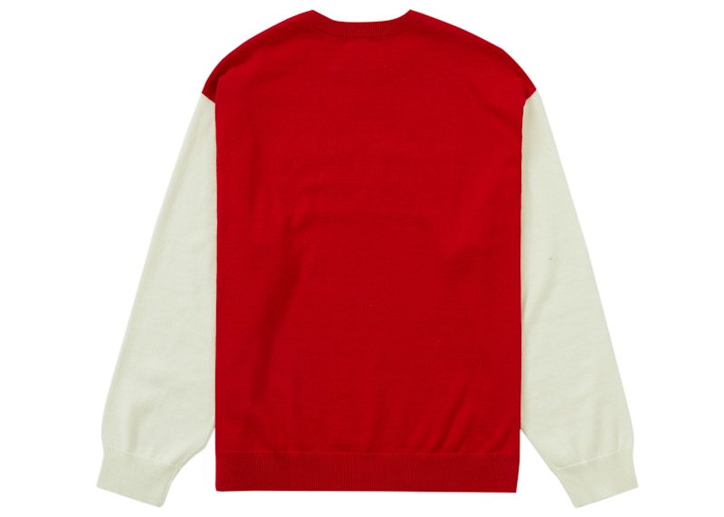 Order Sweater Supreme 2-Tone 'Putih'