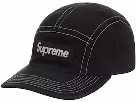 Supreme 2-Tone Twill Camp Cap 'Black' Supreme 2-Tone Twill Camp Cap 'Black'