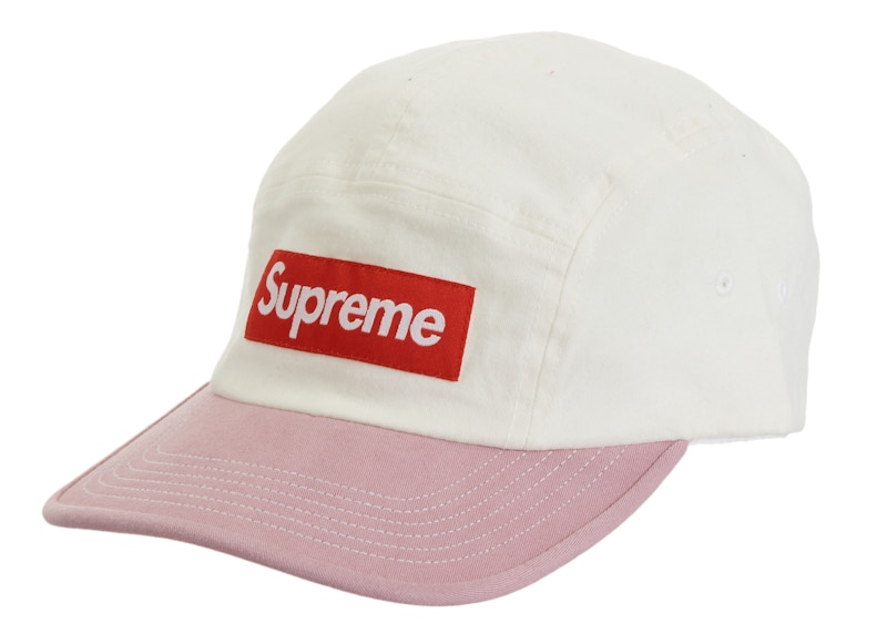 Supreme 2-Tone Twill Camp Cap 'White'