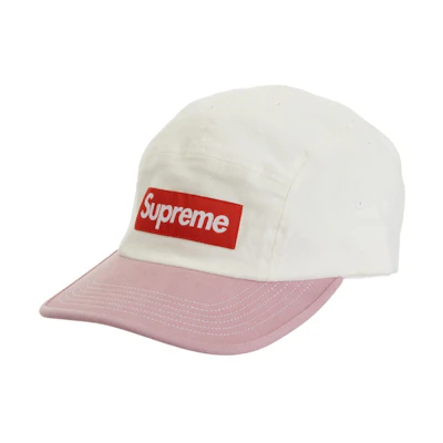 Supreme 2-Tone Twill Camp Cap 'White'