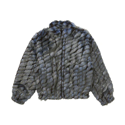 Supreme 2-Tone WINDSTOPPER Faux Fur Jacket Blue